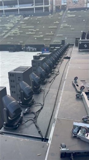 There's a lot of set up that happens in the week leading up to a major event.