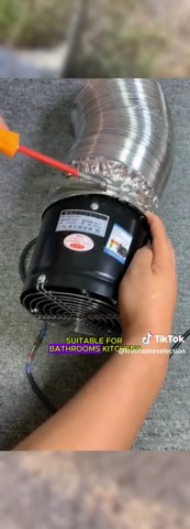 "Upgrade your space with this powerful yet silent exhaust fan! Perfect...