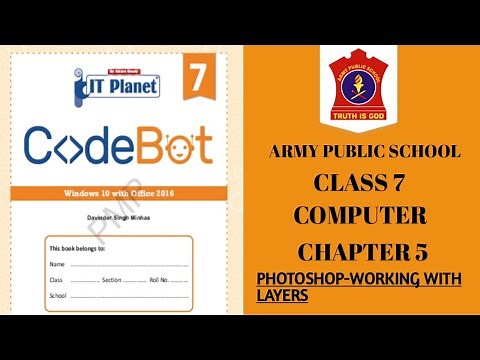 APS IT PLANET class 7 Computer | Chapter 5 | PHOTOSHOP - WORKING WITH LAYERS | @nksclasses