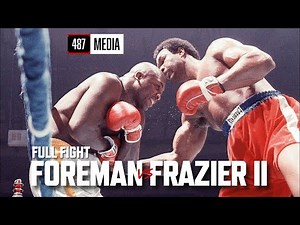 George Foreman vs Joe Frazier II - FULL FIGHT at The Nassau Coliseum, New York 🇺🇸 5/6/1976