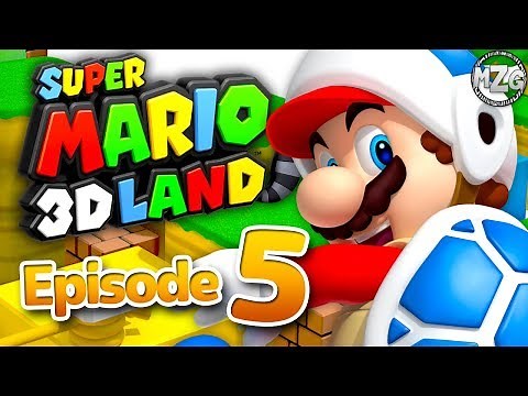 Super Mario 3D Land Gameplay Walkthrough - Episode 5 - World 5 100%!