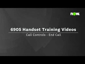 7.5. Mitel 6905 Tutorial | Call Controls - End Call