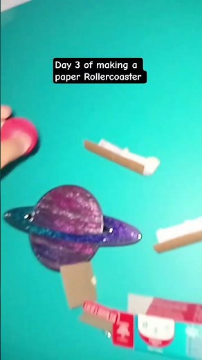 making a paper roller-coaster [Day 3]