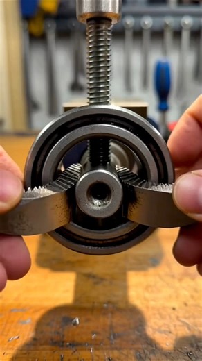 How to Remove Bearing Using Hand Puller ⚙️ #shorts #gearbox