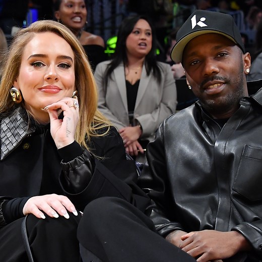 Adele Makes Rare Appearance for Courtside Date Night With Fiancé Rich Paul