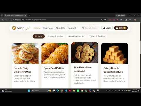 Responsive Bakery Website Using HTML, CSS & JavaScript | Modern Web Design Project