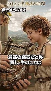 【眠れる癒しの神話解説】誕生初日に世界を変えた、竪琴の音色と神々の鮮やかな和解【ギリシャ神話】