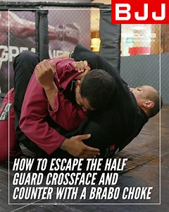 500 reactions · 61 shares | Let BJJ Champion Fabio Da Mata walk you through on how to escape the half guard and counter with a brabo choke! #BJJ #BJJSingapore #BJJSG #EvolveMMA | Evolve MMA | Facebook