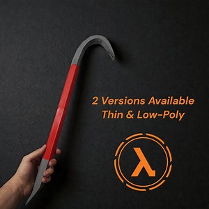Half Life 2 Crowbar Replica | Gordon Freeman Cosplay Prop, PC Gaming Setup Decor - Etsy