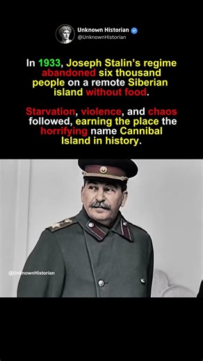 Stalin Created an Island of Death #shorts