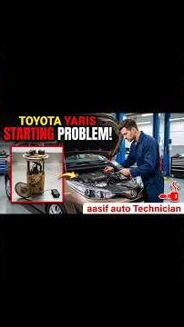 Toyota yaris || Starting problem #Problem solve