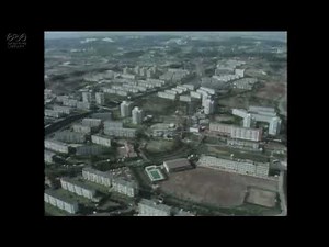 [Public Domain] 1982. Japan. Tokyo. Aerial view of Tama New Town. NHK News.