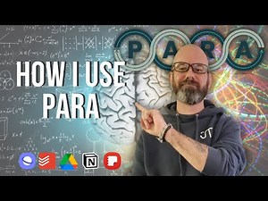 How I use PARA in my everyday life!