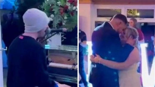 Coldplay frontman Chris Martin stuns wedding in first dance act