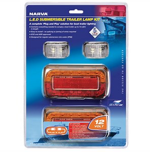 Narva LED Trailer Lamp Kit - Submersible - 2 Pce - 93750BL2