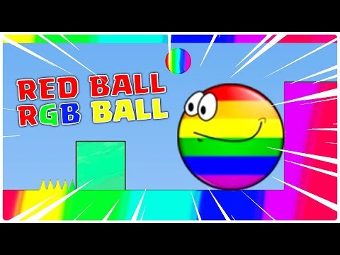 Red Ball - All Levels with RGB Ball - Level 1-17 Gameplay