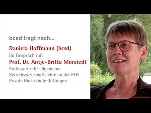 bcsd fragt nach: Prof. Dr. Antje-Britta Mörstedt I Private Hochschule Göttingen
