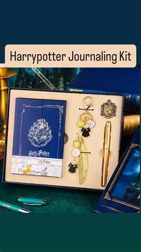 Kawaii gift store | Hamper | Return gifts | School essential on Instagram: "*Harry Potter Premium Gift Set* A must-have for every Potterhead! 🪄 *Step into the wizarding world with this elegant Harry Potter Ravenclaw-themed combo, perfect for gifting or personal collection* 💙 📦 What’s inside? 📘 Premium Ravenclaw notebook 🖊️ Stylish Harry Potter pen 🪶 Golden feather bookmark 🔑 Magical keychain 🪙 House-themed charms & detailing 🎁 Ideal for: ✔️ Harry Potter fans ✔️ Students & stationery lov
