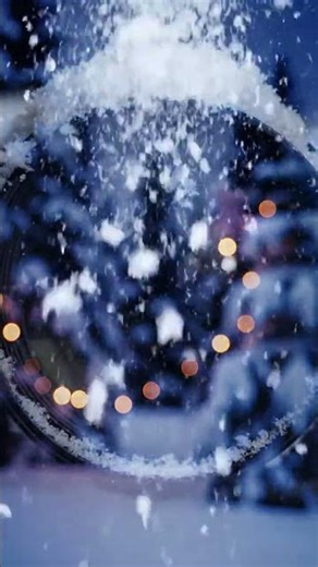 Cinematic Snow Drift ASMR ❄️🎥 | Slow-Motion Snowfall Passing Lens & Winter Ambience