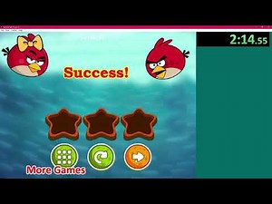 Angry Birds Water Adventure Speed Run