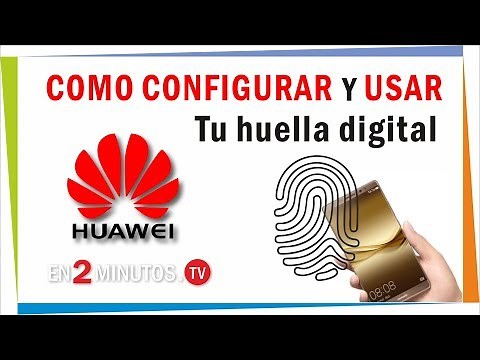 Configurar huella digital y usos en el celular Huawei