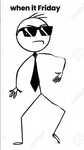 Friday mood activated 🕺🔥 #funnyvideo #animation #funny