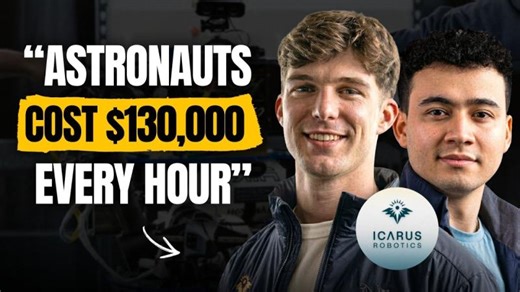 Robots for Space Stations | Icarus Robotics | Anurag Bonthalapati