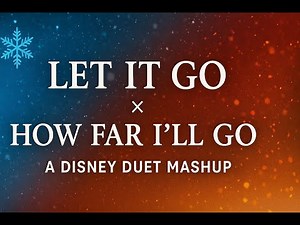 Let It Go x How Far I’ll Go – A Disney Duet Mashup (Elsa & Moana Emotional Crossover)