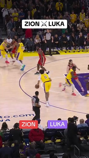 LAKERS VS PELICANS🔥 LUKA VS ZION🔥 #lakers #NewOrleans #lebronjames #LukaDoncic #Zion #NBA #trend #today #reelsfypシ | Da Beast
