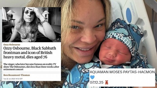 Ozzy Osbourne Reincarnated as Trisha Paytas' Baby Aquaman | Know Your Meme