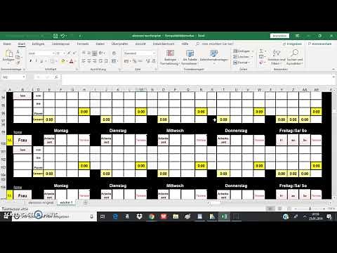 excel wochendienstplan kostenlose vorlage 16 mitarbeiter - schichtplanungssystem