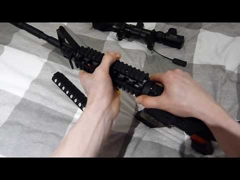 airsoft M4 barrel removal