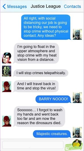 What Did Batman, Superman, Flash Discuss in Lockdown Group Chat?! 🤯😂🦇#shorts #viral #trending #funny
