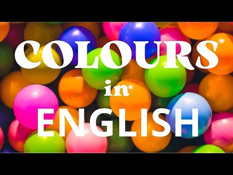 Colours in English – Learn English Vocabulary