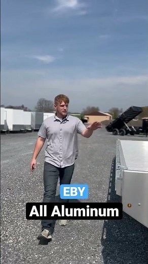 EBY’s 24’ All Aluminum Deck-Over Equipment Trailer with 50/50 Ramps