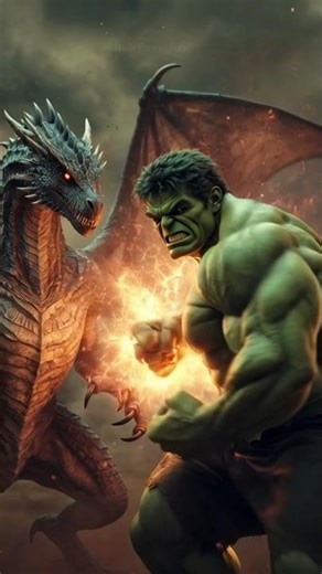 Alien Dragon Attack vs Hulk – Final Fight Ending 😨 😱|AI Hulk Short
