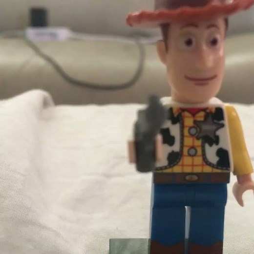 LEGO Cursed Woody Sings Shut Up Buzz I'll Kill You #lego #toystory #brickfilm #song