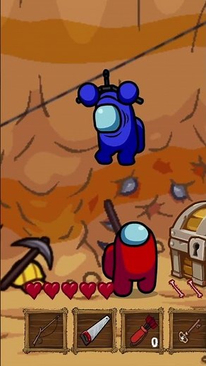 Among Us: Noob’s Secret Treasure! 🍌 #amongus #amonguszombie #shorts