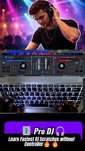 Fastest Dj Scratches without Controller🔥🔥| Learn This Fast Nonstop Dj Scratches #shorts #shortsviral