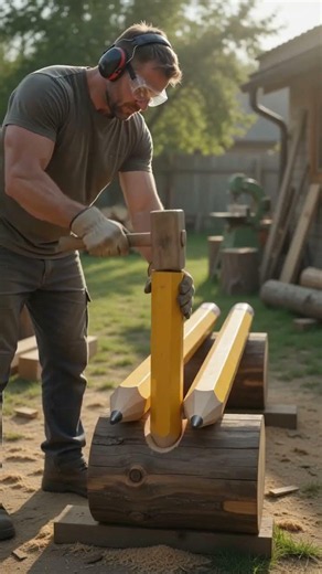 Woodworking #WoodCraft #WoodTransformation #DIY #Carpentry #CreativeDesign #BenchMaking #WoodArt