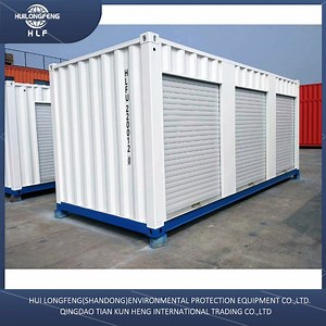 [Hot Item] 20FT Storage Container Shipping Container Janpan Standard with Three Rolling Doors