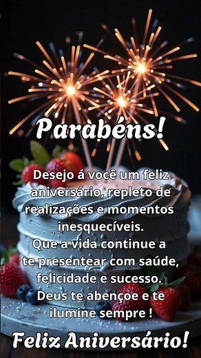 30 De Dezembro 🎀 Uma Mensagem de Aniversário Linda e Emocionante! Para alguém muito especial!