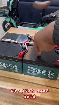 Lead acid battery - Chilwee 48v 12ah #reels #ebike #escooter #chilwee #dps