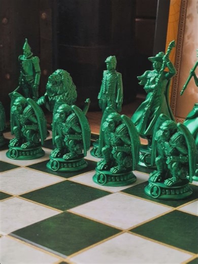 Rachel ✨ ( mischief_marauder) on Instagram: "Who can say if I've been changed for the better? ✨ AD gifted I was lucky to receive this beautiful Wicked Chess Set from @noblecollectionuk and it's absolutely stunning! Choose to play as the students of Shiz University, including Glinda as the good-hearted Queen and Elphaba the determined King, along with Fiyero, Boq, the Lion Cub and Chistery the flying monkey. The iconic characters are transformed by time and destiny during the era of Wicked: For G