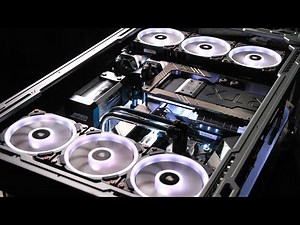 AquaComputer Desktop rack Computer 超豪华桌面机架电脑改造定制