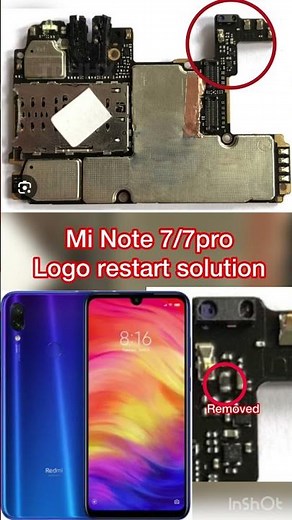 Mi note 7/7pro Logo restart solution || Redmi note 7 logo on/off problem #youtubeshorts #minote7 #yt