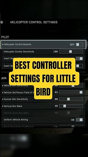 Best Controller Settings for Little Bird in Battlefield 6