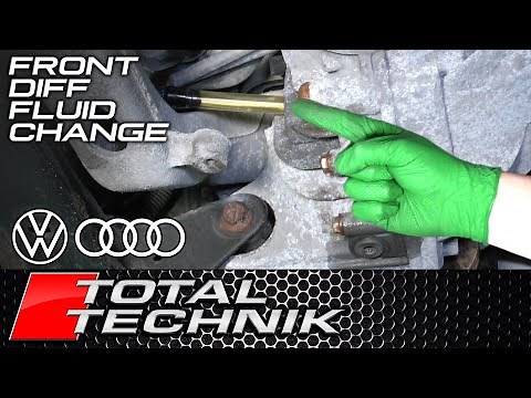 How to Change Front Diff Fluid - Audi, VW, Seat, Skoda, Porsche (VAG Group)