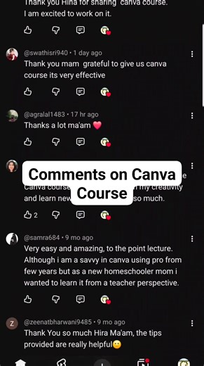 Gentle reminder to watch the Canva course. Access will be blocked tonight at 00:00, *just like Cindrella's magic.* | Homeschooling with Hira
