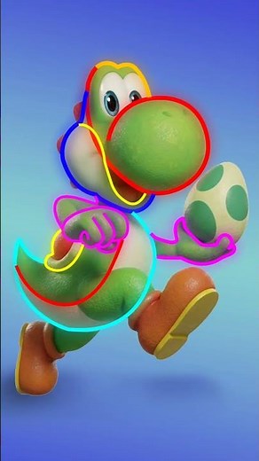 How to draw Yoshi 😘❤️ from super mario galaxy #drawing #art #supermario #yoshi #rosalina #mario